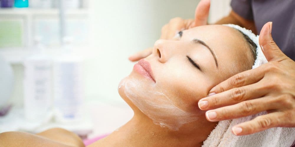 Patient receiving treatment at a local medical spa clinic.